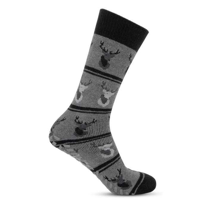 totes toasties Mens Original Slipper Socks Stag Extra Image 3